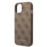 Guess GUHCP15MG4GFBR iPhone 15 Plus / 14 Plus 6.7" brązowy/brown hard case 4G Metal Gold Logo na NearMe.pl