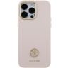 Guess GUHCP15XM4DGPP iPhone 15 Pro Max 6.7" jasnoróżowy/pink hardcase Silicone Logo Strass 4G na NearMe.pl