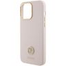 Guess GUHCP15XM4DGPP iPhone 15 Pro Max 6.7" jasnoróżowy/pink hardcase Silicone Logo Strass 4G na NearMe.pl