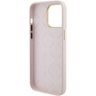 Guess GUHCP15XM4DGPP iPhone 15 Pro Max 6.7" jasnoróżowy/pink hardcase Silicone Logo Strass 4G na NearMe.pl