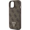Guess GUHCP15SP4TDPW iPhone 15 / 14 / 13 6.1" brązowy/brown hardcase Leather 4G Triangle Strass na NearMe.pl
