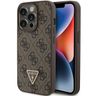 Guess GUHCP15XP4TDPW iPhone 15 Pro Max 6.7" brązowy/brown hardcase Leather 4G Triangle Strass na NearMe.pl