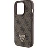 Guess GUHCP15XP4TDPW iPhone 15 Pro Max 6.7" brązowy/brown hardcase Leather 4G Triangle Strass na NearMe.pl