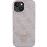 Guess GUHCP15SP4TDPP iPhone 15 / 14 / 13 6.1" różowy/pink hardcase Leather 4G Triangle Strass na NearMe.pl