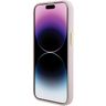 Guess GUHCP15SSMBSLP iPhone 15 / 14 / 13 6.1" różowy/pink hardcase Silicone Script Metal Logo & Frame na NearMe.pl