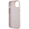 Guess GUHCP15SSMBSLP iPhone 15 / 14 / 13 6.1" różowy/pink hardcase Silicone Script Metal Logo & Frame na NearMe.pl