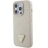 Guess GUHCP15LPCRTHCD iPhone 15 Pro 6.1" złoty/gold hardcase Croco Triangle Logo na NearMe.pl