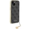 Guess GUHCP15SGF4GGR iPhone 15 / 14 / 13 6.1" szary/grey hardcase 4G Charms Collection na NearMe.pl