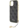 Guess GUHCP15SGF4GGR iPhone 15 / 14 / 13 6.1" szary/grey hardcase 4G Charms Collection na NearMe.pl