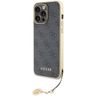 Guess GUHCP15XGF4GGR iPhone 15 Pro Max 6.7" szary/grey hardcase 4G Charms Collection na NearMe.pl
