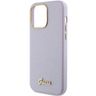 Guess GUHCP15LPGMCSL iPhone 15 Pro 6.1" liliowy/lilac hardcase Glitter Glossy Script na NearMe.pl