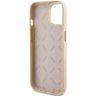 Guess GUHCP15SPGMCSD iPhone 15 / 14 / 13 6.1" złoty/light gold hardcase Glitter Glossy Script na NearMe.pl