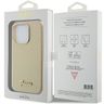 Guess GUHCP15LPGMCSD iPhone 15 Pro 6.1" złoty/light gold hardcase Glitter Glossy Script na NearMe.pl