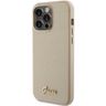 Guess GUHCP15XPGMCSD iPhone 15 Pro Max 6.7" złoty/light gold hardcase Glitter Glossy Script na NearMe.pl