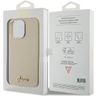 Guess GUHCP15XPGMCSD iPhone 15 Pro Max 6.7" złoty/light gold hardcase Glitter Glossy Script na NearMe.pl