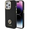 Guess GUHCP15LM4DGPK iPhone 15 Pro6.1" czarny/black hardcase Silicone Logo Strass 4G na NearMe.pl