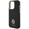 Guess GUHCP15XM4DGPK iPhone 15 Pro Max6.7" czarny/black hardcase Silicone Logo Strass 4G na NearMe.pl