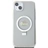 Guess GUHMP15MHRSGSD iPhone 15 Plus / 14 Plus 6.7" przezroczysty/transparent hardcase Ring Stand Script Glitter MagSafe na NearMe.pl