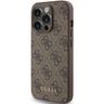 Guess GUHCP15LG4GFBR iPhone 15 Pro 6.1" brązowy/brown hard case 4G Metal Gold Logo na NearMe.pl