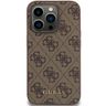 Guess GUHCP15LG4GFBR iPhone 15 Pro 6.1" brązowy/brown hard case 4G Metal Gold Logo na NearMe.pl