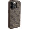 Guess GUHCP15LG4GFBR iPhone 15 Pro 6.1" brązowy/brown hard case 4G Metal Gold Logo na NearMe.pl