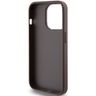 Guess GUHCP15LG4GFBR iPhone 15 Pro 6.1" brązowy/brown hard case 4G Metal Gold Logo na NearMe.pl