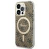 Guess GUHMP15LH4STW iPhone 15 Pro6.1" brązowy/brown hardcase IML 4G MagSafe na NearMe.pl