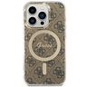 Guess GUHMP15LH4STW iPhone 15 Pro6.1" brązowy/brown hardcase IML 4G MagSafe na NearMe.pl