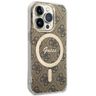 Guess GUHMP15LH4STW iPhone 15 Pro6.1" brązowy/brown hardcase IML 4G MagSafe na NearMe.pl
