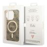 Guess GUHMP15LH4STW iPhone 15 Pro6.1" brązowy/brown hardcase IML 4G MagSafe na NearMe.pl