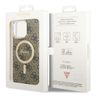 Guess GUHMP15XH4STW iPhone 15 Pro Max6.7" brązowy/brown hardcase IML 4G MagSafe na NearMe.pl