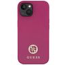 Guess GUHCP15SPS4DGPP iPhone 15 / 14 / 13 6.1" różowy/pink hardcase Strass Metal Logo na NearMe.pl