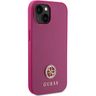 Guess GUHCP15SPS4DGPP iPhone 15 / 14 / 13 6.1" różowy/pink hardcase Strass Metal Logo na NearMe.pl