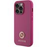 Guess GUHCP15LPS4DGPP iPhone 15 Pro 6.1" różowy/pink hardcase Strass Metal Logo na NearMe.pl