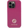 Guess GUHCP15LPS4DGPP iPhone 15 Pro 6.1" różowy/pink hardcase Strass Metal Logo na NearMe.pl