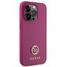 Guess GUHCP15LPS4DGPP iPhone 15 Pro 6.1" różowy/pink hardcase Strass Metal Logo na NearMe.pl