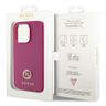 Guess GUHCP15LPS4DGPP iPhone 15 Pro 6.1" różowy/pink hardcase Strass Metal Logo na NearMe.pl