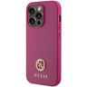 Guess GUHCP15XPS4DGPP iPhone 15 Pro Max 6.7" różowy/pink hardcase Strass Metal Logo na NearMe.pl