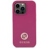 Guess GUHCP15XPS4DGPP iPhone 15 Pro Max 6.7" różowy/pink hardcase Strass Metal Logo na NearMe.pl