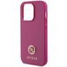 Guess GUHCP15XPS4DGPP iPhone 15 Pro Max 6.7" różowy/pink hardcase Strass Metal Logo na NearMe.pl