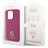 Guess GUHCP15XPS4DGPP iPhone 15 Pro Max 6.7" różowy/pink hardcase Strass Metal Logo na NearMe.pl