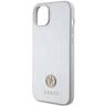 Guess GUHCP15SPS4DGPS iPhone 15 / 14 / 13 6.1" srebrny/silver hardcase Strass Metal Logo na NearMe.pl