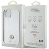 Guess GUHCP15SPS4DGPS iPhone 15 / 14 / 13 6.1" srebrny/silver hardcase Strass Metal Logo na NearMe.pl