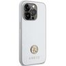 Guess GUHCP15XPS4DGPS iPhone 15 Pro Max 6.7" srebrny/silver hardcase Strass Metal Logo na NearMe.pl