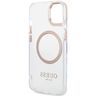 Guess GUHMP15MHTRMD iPhone 15 Plus/ 14 Plus 6.7" złoty/gold hard case Metal Outline Magsafe na NearMe.pl