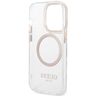 Guess GUHMP15LHTRMD iPhone 15 Pro 6.1"złoty/gold hard case Metal Outline Magsafe na NearMe.pl