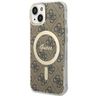 Guess GUHMP13MH4STW iPhone 13 / 14 / 156.1" brązowy/brown hardcase 4G MagSafe na NearMe.pl