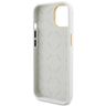 Guess GUHCP15SM4DGPH iPhone 15 / 14 / 13 6.1" biały/white hardcase Silicone Logo Strass 4G na NearMe.pl