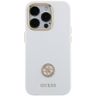 Guess GUHCP15LM4DGPH iPhone 15 Pro6.1" biały/white hardcase Silicone Logo Strass 4G na NearMe.pl