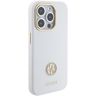 Guess GUHCP15LM4DGPH iPhone 15 Pro6.1" biały/white hardcase Silicone Logo Strass 4G na NearMe.pl